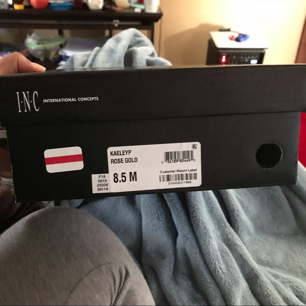 International Concept Rose Gold heels